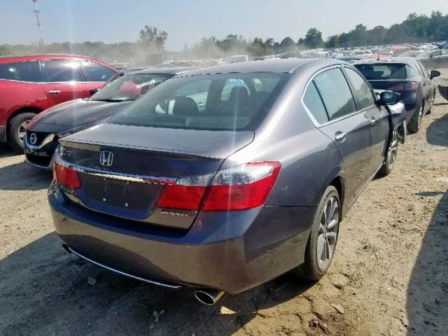 1HGCR2F57EA061706 - 2014 HONDA ACCORD SPO GRAY photo 4