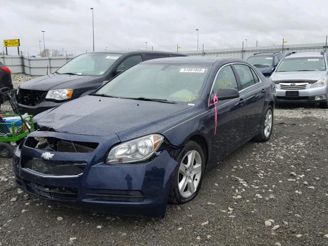 1G1ZB5E16BF330797 - 2011 CHEVROLET MALIBU LS BLUE photo 2