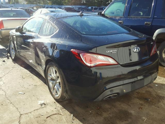 KMHHT6KD2EU120715 - 2014 HYUNDAI GENESIS CO BLACK photo 3