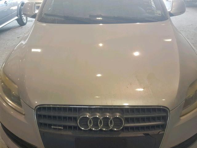 WA1AV74L77D012422 - 2007 AUDI Q7 4.2 QUA SILVER photo 7