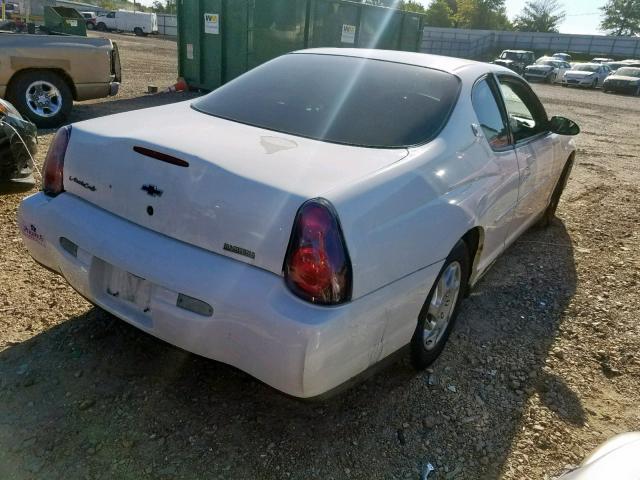 2G1WW12E829121156 - 2002 CHEVROLET MONTE CARL თეთრი ფოტო 4