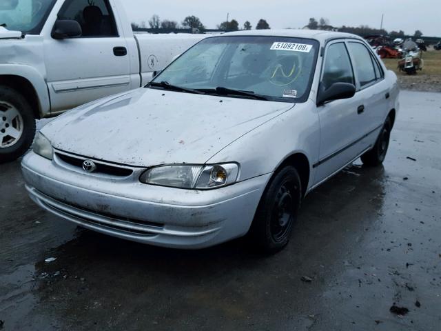 1NXBR12E4XZ178151 - 1999 TOYOTA COROLLA VE SILVER photo 2