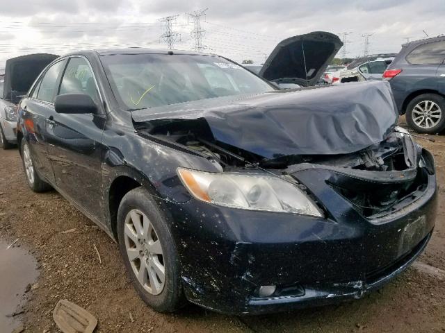 4T1BE46K17U582909 - 2007 TOYOTA CAMRY CE BLACK photo 1