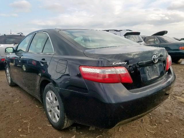 4T1BE46K17U582909 - 2007 TOYOTA CAMRY CE BLACK photo 3