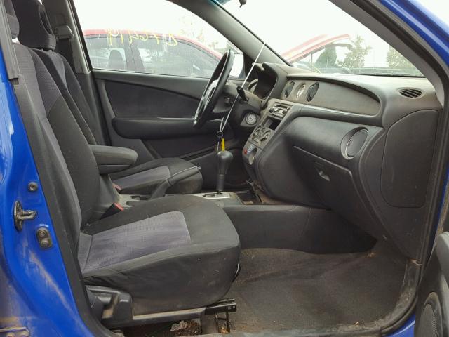 JA4LZ41G33U066619 - 2003 MITSUBISHI OUTLANDER BLUE photo 5