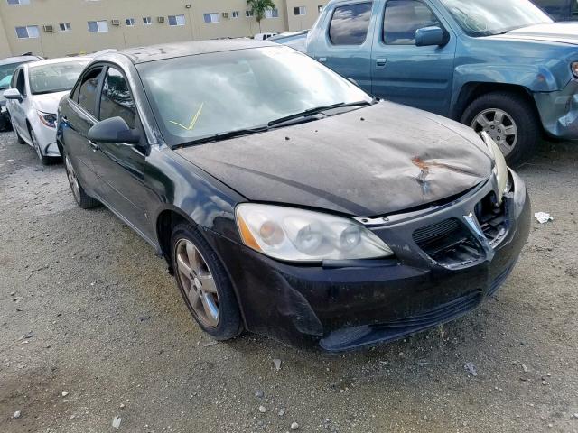 1G2ZF58BX74178238 - 2007 PONTIAC G6 VALUE L BLACK photo 1