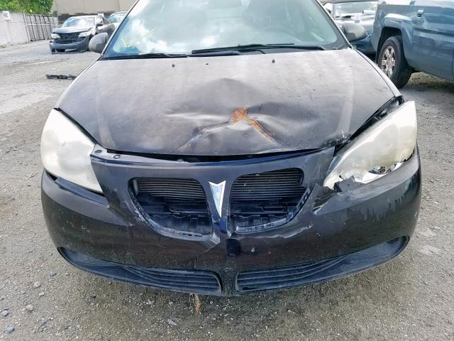 1G2ZF58BX74178238 - 2007 PONTIAC G6 VALUE L BLACK photo 10