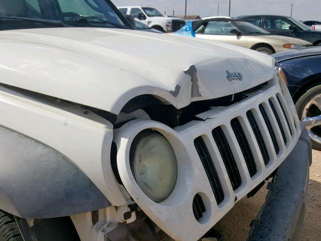 1J4GK48K65W540442 - 2005 JEEP LIBERTY SP WHITE photo 10