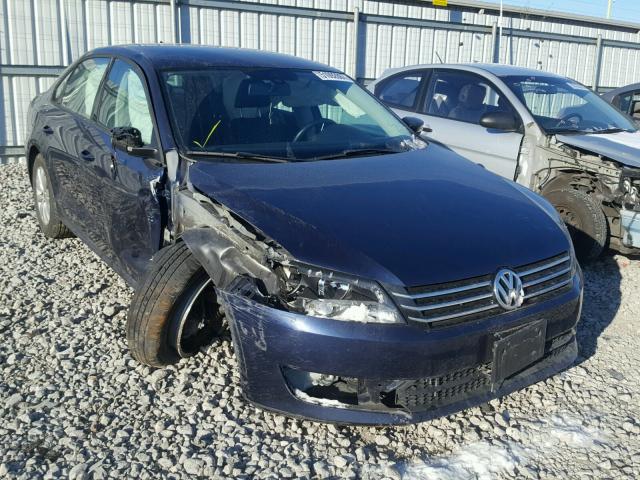 1VWAT7A30FC083849 - 2015 VOLKSWAGEN PASSAT S BLUE photo 1