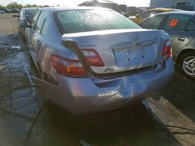 4T1BE46K37U107102 - 2007 TOYOTA CAMRY CE GRAY photo 3