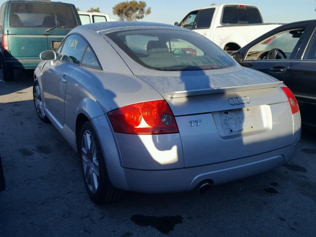 TRUSC28N041011470 - 2004 AUDI TT SILVER photo 3