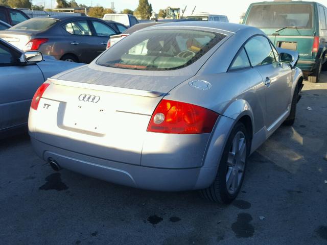 TRUSC28N041011470 - 2004 AUDI TT SILVER photo 4