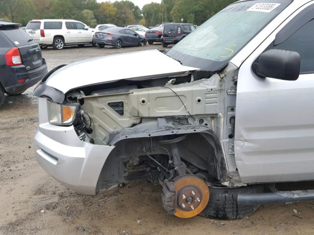 2HJYK162X6H571507 - 2006 HONDA RIDGELINE SILVER photo 9