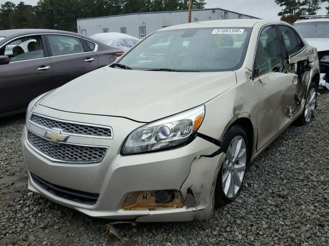 1G11H5SA2DF229193 - 2013 CHEVROLET MALIBU LTZ GOLD photo 2