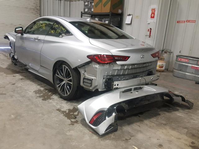 JN1EV7EK9HM363978 - 2017 INFINITI Q60 PREMIU SILVER photo 3