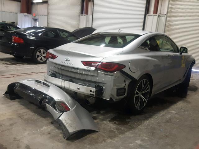 JN1EV7EK9HM363978 - 2017 INFINITI Q60 PREMIU SILVER photo 4