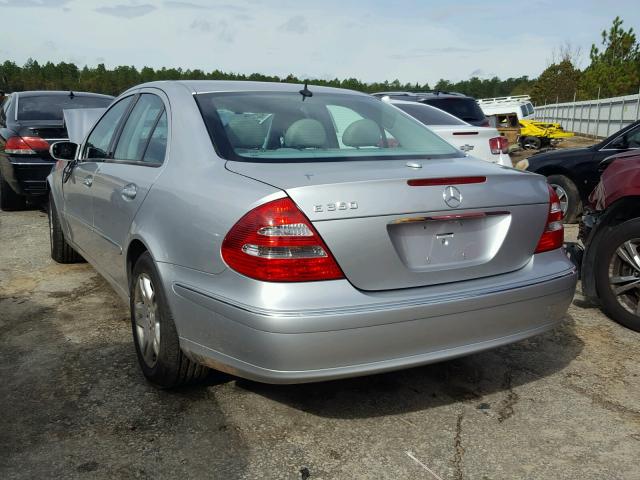 WDBUF56J06A766468 - 2006 MERCEDES-BENZ E 350 SILVER photo 3