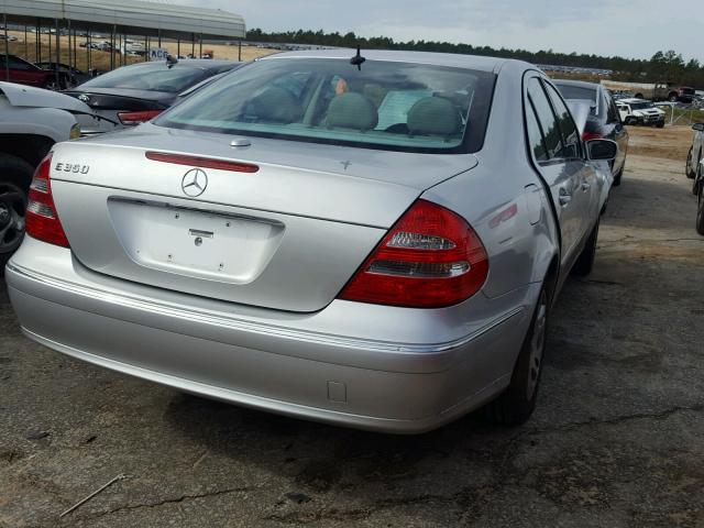 WDBUF56J06A766468 - 2006 MERCEDES-BENZ E 350 SILVER photo 4