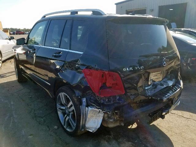 WDCGG5HB1FG421720 - 2015 MERCEDES-BENZ GLK 350 BLACK photo 3