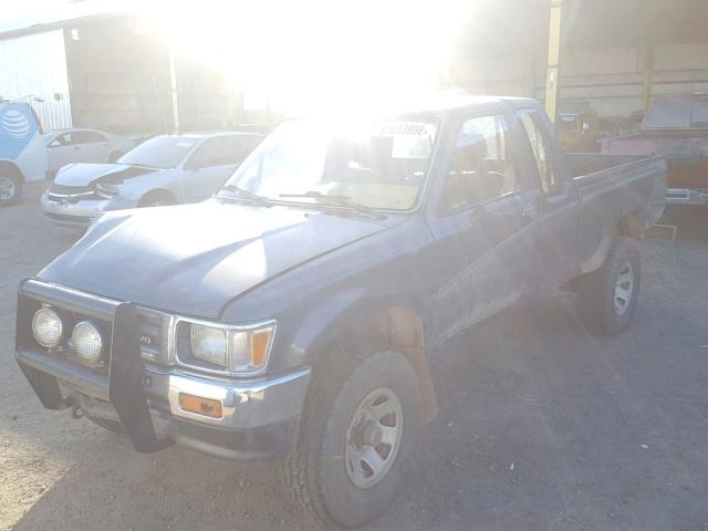 4TAVN13D2RZ167489 - 1994 TOYOTA PICKUP 1/2 GREEN photo 2