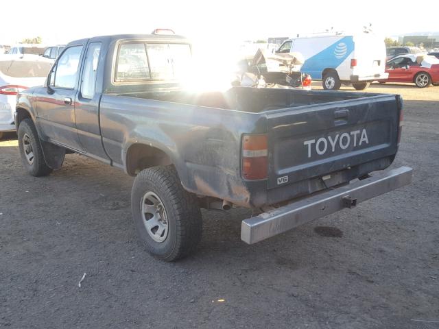 4TAVN13D2RZ167489 - 1994 TOYOTA PICKUP 1/2 GREEN photo 3