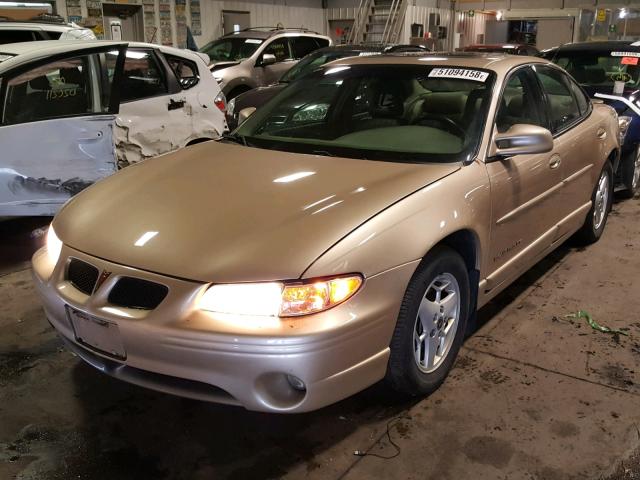 1G2WP52K72F124692 - 2002 PONTIAC GRAND PRIX თაფლისფერი ფოტო 2