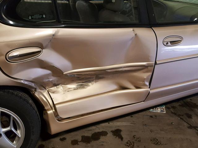 1G2WP52K72F124692 - 2002 PONTIAC GRAND PRIX თაფლისფერი ფოტო 9