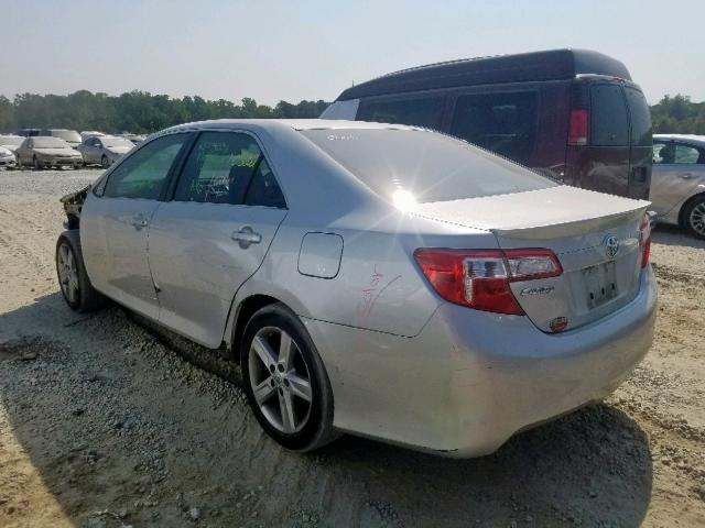 4T1BF1FK3CU032715 - 2012 TOYOTA CAMRY BASE SILVER photo 3