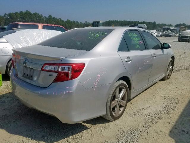 4T1BF1FK3CU032715 - 2012 TOYOTA CAMRY BASE SILVER photo 4