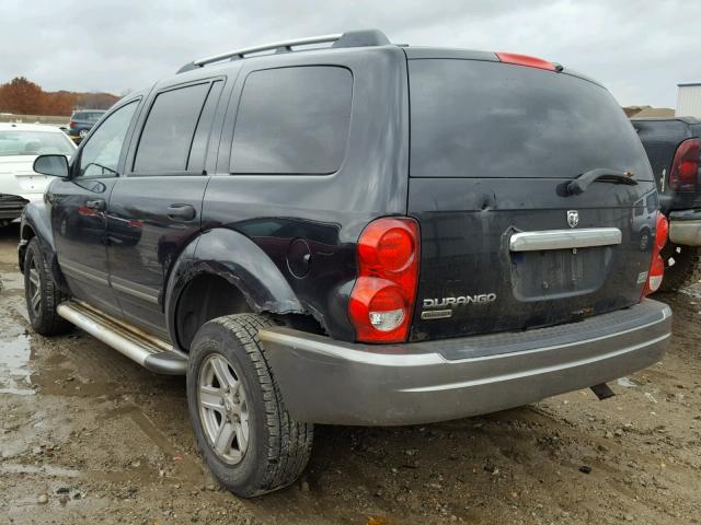 1D4HB48D05F520508 - 2005 DODGE DURANGO SL BLACK photo 3