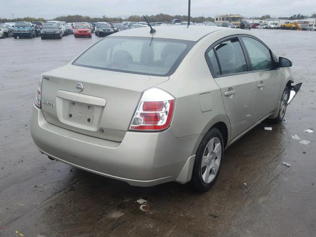 3N1AB61E38L628339 - 2008 NISSAN SENTRA 2.0 TAN photo 4