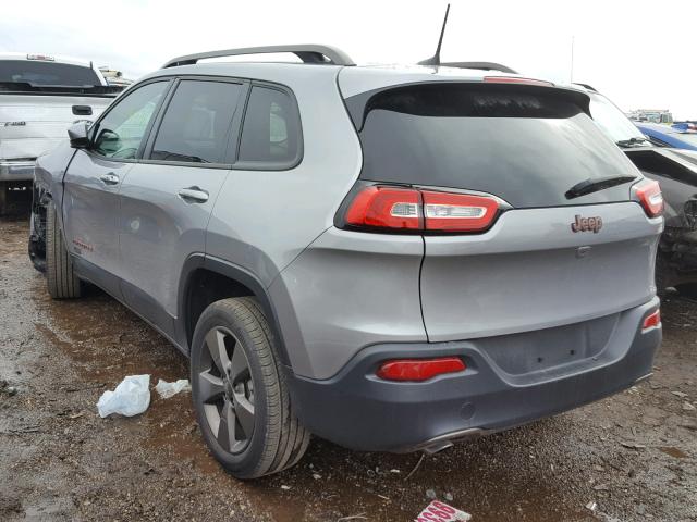 1C4PJLCB6GW312275 - 2016 JEEP CHEROKEE L GRAY photo 3