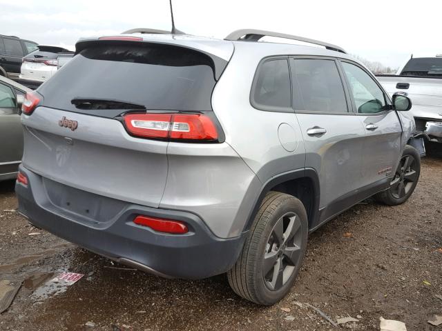 1C4PJLCB6GW312275 - 2016 JEEP CHEROKEE L GRAY photo 4