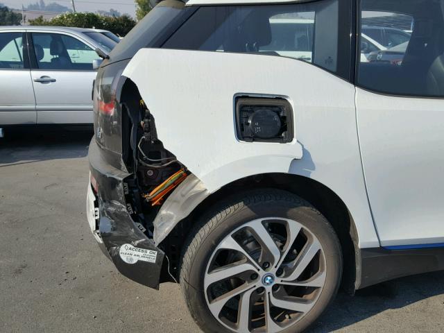 WBY1Z2C50GV556723 - 2016 BMW I3 BEV WHITE photo 9