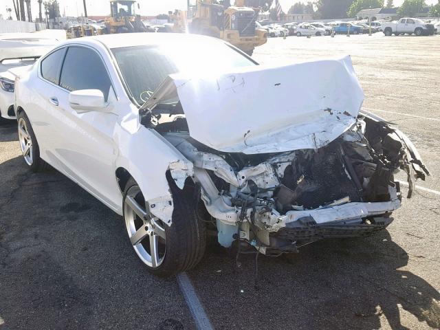 1HGCT1B87EA004904 - 2014 HONDA ACCORD EXL WHITE photo 1