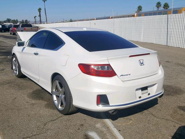 1HGCT1B87EA004904 - 2014 HONDA ACCORD EXL WHITE photo 3