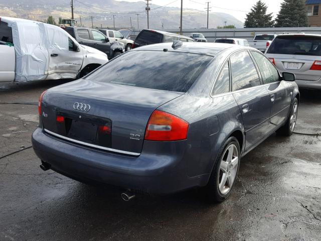 WAULT64B14N042069 - 2004 AUDI A6 3.0 QUA GRAY photo 4