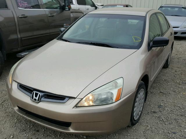 1HGCM56105A800525 - 2005 HONDA ACCORD DX GOLD photo 2