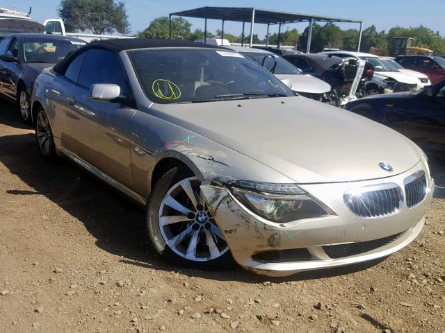 WBAEB53569CX64111 - 2009 BMW 650 I GOLD photo 1