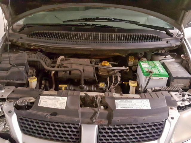 1B4GP45301B242763 - 2001 DODGE CARAVAN SP SILVER photo 7