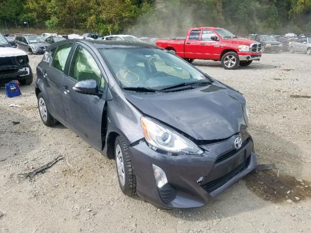 JTDKDTB37G1134093 - 2016 TOYOTA PRIUS C GRAY photo 1