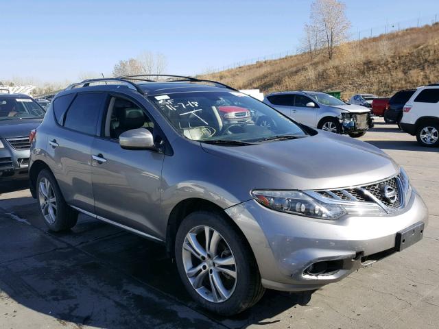 JN8AZ1MW9BW181764 - 2011 NISSAN MURANO S GRAY photo 1