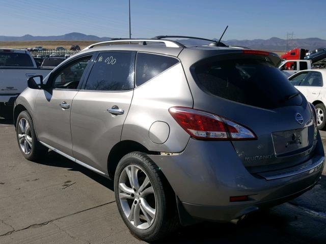 JN8AZ1MW9BW181764 - 2011 NISSAN MURANO S GRAY photo 3