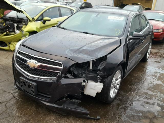 1G11C5SAXDF353999 - 2013 CHEVROLET MALIBU 1LT BLACK photo 2