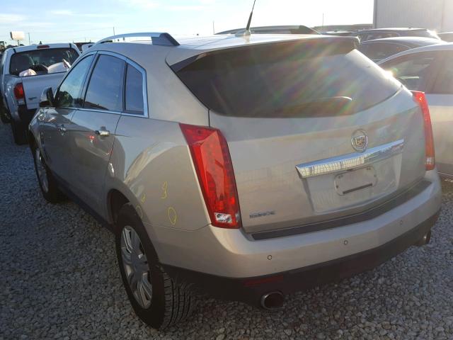 3GYFNAEY2AS553012 - 2010 CADILLAC SRX LUXURY GOLD photo 3