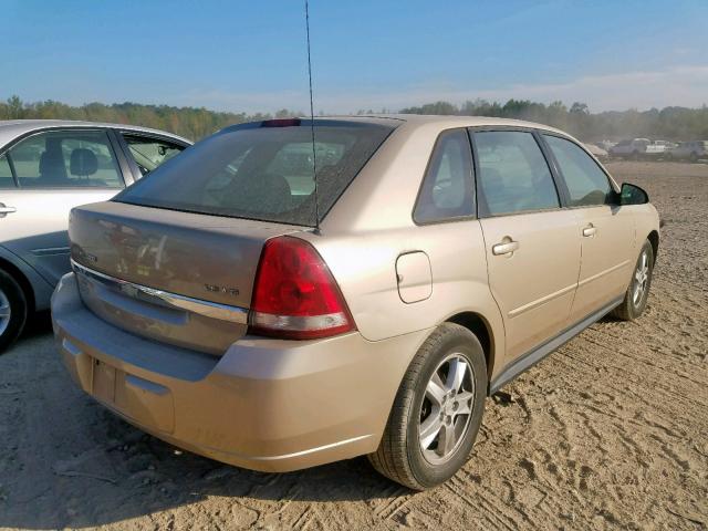 1G1ZT64815F101885 - 2005 CHEVROLET MALIBU MAX 金色 照片 4