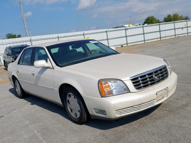 1G6KE57YX1U139178 - 2001 CADILLAC DEVILLE DH WHITE photo 1