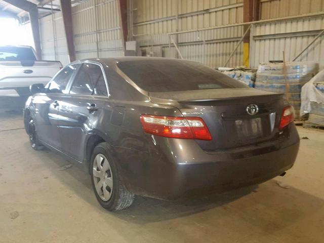 4T4BE46KX8R014231 - 2008 TOYOTA CAMRY CE CHARCOAL photo 3