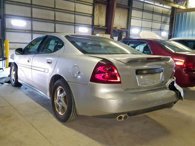 2G2WS522441141880 - 2004 PONTIAC GRAND PRIX SILVER photo 3