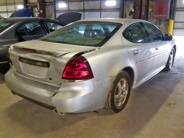 2G2WS522441141880 - 2004 PONTIAC GRAND PRIX SILVER photo 4